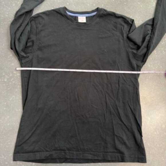 Brooks Brothers Long-Sleeve Black T-Shirt – Size M - Picture 8 of 9
